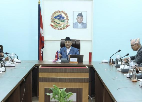 बाढी, पहिरो तथा डुबानबाट प्रभावितलाई तत्काल राहत उपलब्ध गराउः प्रधानमन्त्री ओली